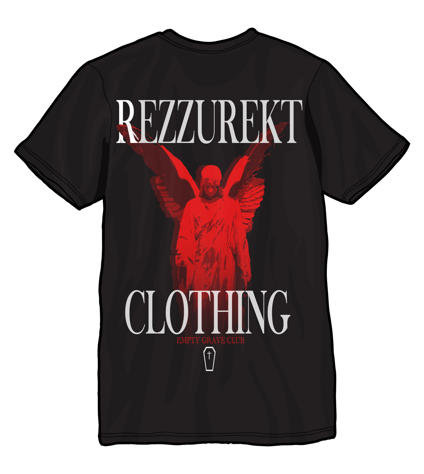 Red Angel Tee (Black)