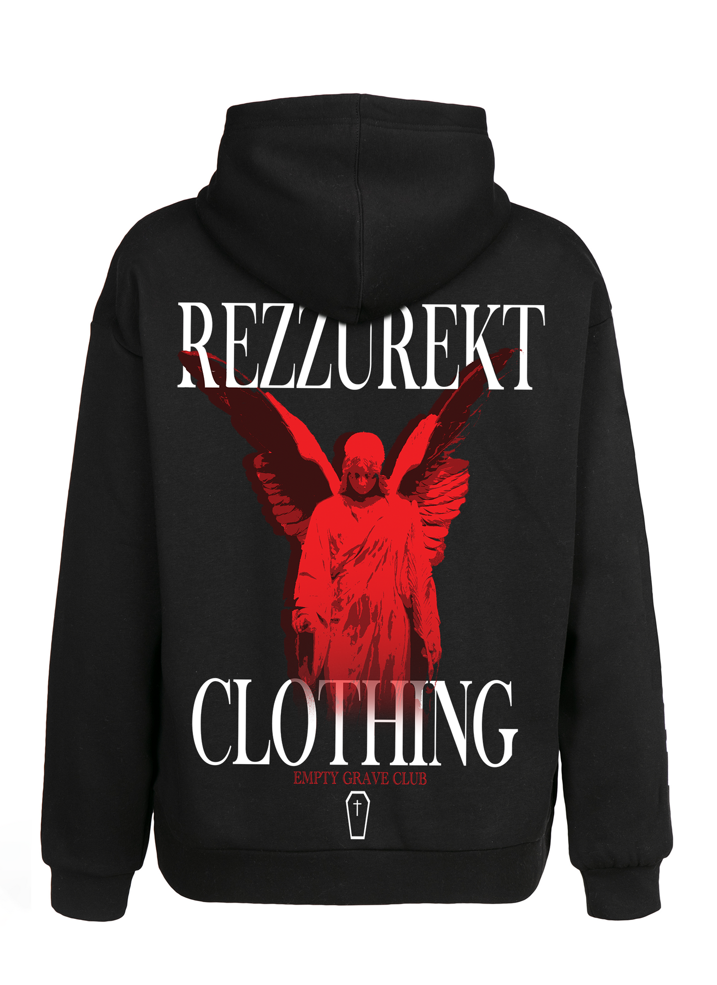 Red Angel Hoodie (Black)