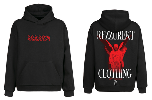 Red Angel Hoodie (Black)